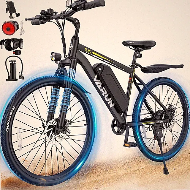 26" Electric Bicycle Commuting E Bike Peak 500W 48V City EBike for Adults