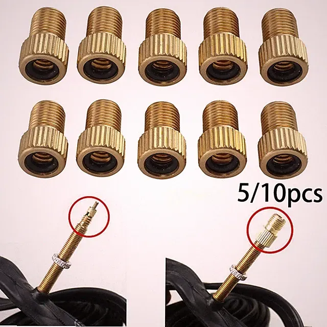 Bicycle Valve Adapter Valve 5/10PCS Practical Brand new Premium Useful