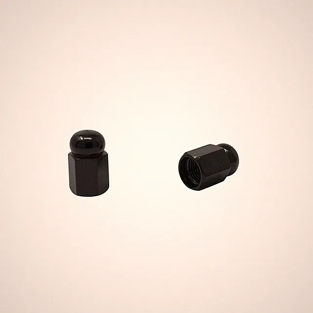 PRO+ Easy Grip Bike Bicycle Done Valve Stem Valve Caps Cover Black