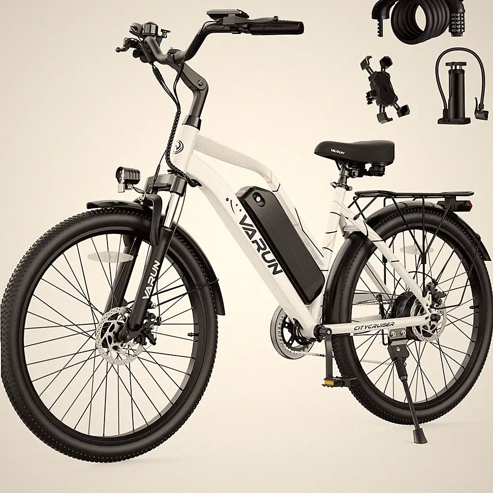 VARUN 26-inch City Commuter E-Bike 48V Peak 750W 20MPH Adult E-bike 40Miles